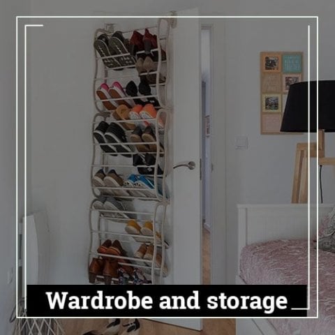 Wardrobe and storage