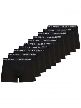 10-pack of black boxer shorts Jack & Jones 0