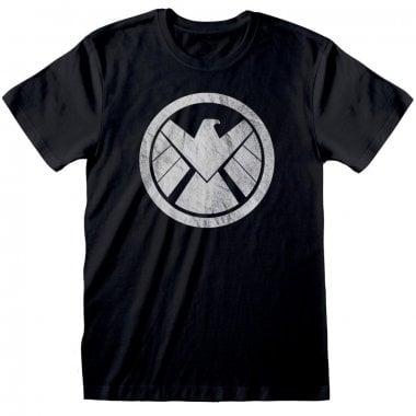 Avengers Shield Logo Distressed T-Shirt