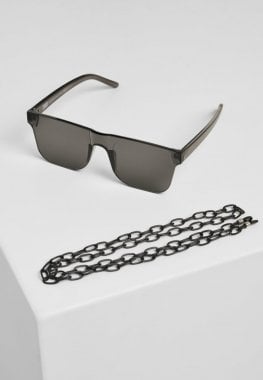 Sunglasses with straight bows and chain 1