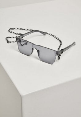 Sunglasses with straight bows and chain 5