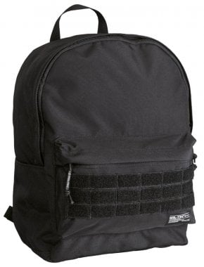 Daypack backpack with MOLLE - black