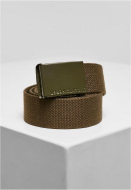 Colored Buckle Canvas Belt 2-Pack 12