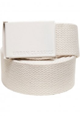 Colored Buckle Canvas Belt 2-Pack 14
