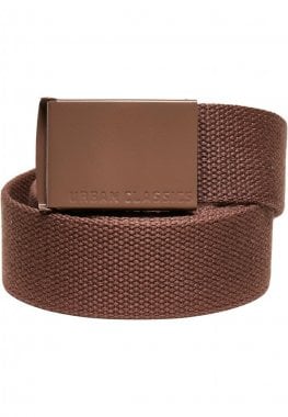 Colored Buckle Canvas Belt 2-Pack 15