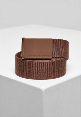Colored Buckle Canvas Belt 2-Pack 20