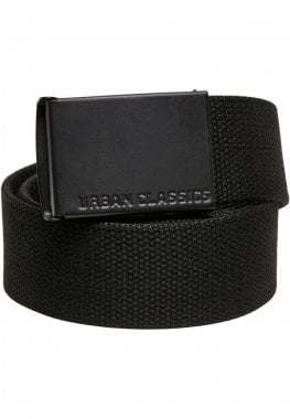 Colored Buckle Canvas Belt 2-Pack 6