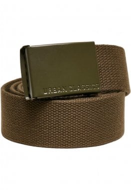 Colored Buckle Canvas Belt 2-Pack 7