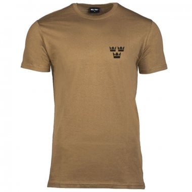 Three Crowns T-shirt - Coyote Brown