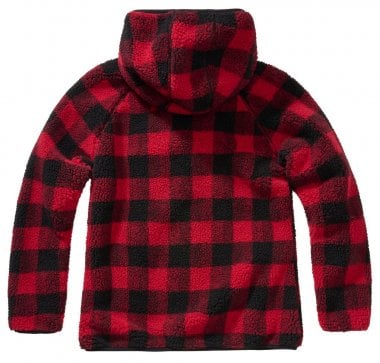 Lumberjacket teddyfleece black/red - Ladies 2