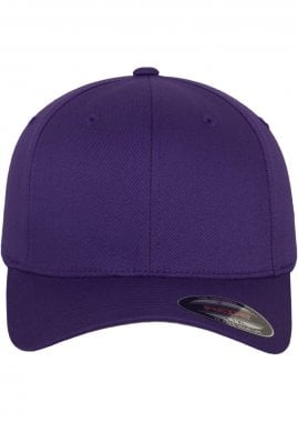 Purple flexfit cap 5 panel 2