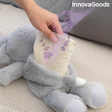 Elephant soft toy with Warming and Cooling Effect Phantie InnovaGoods 2