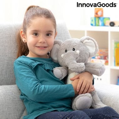 Elephant soft toy with Warming and Cooling Effect Phantie InnovaGoods 4