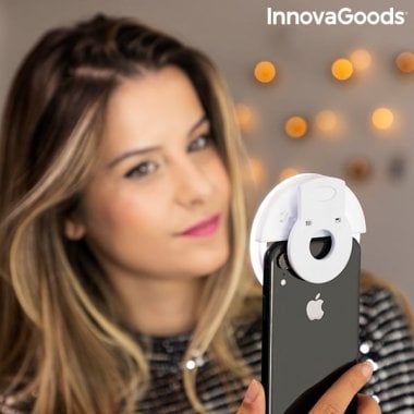 Rechargeable Selfie Ring Light Instahoop InnovaGoods 12