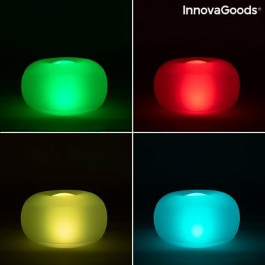 Inflatable Seat with Multicolour LED and Remote Control Pulight InnovaGoods 5