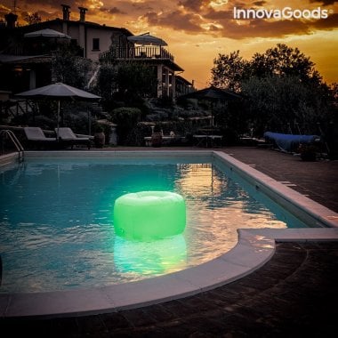Inflatable Seat with Multicolour LED and Remote Control Pulight InnovaGoods 6