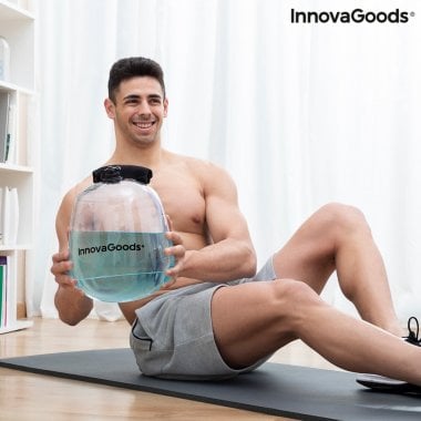 Water-filled Kettle Bell for Fitness Training with Exercise Guide Fibell InnovaGoods 2