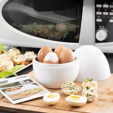 Boilegg Microwave Egg Boiler with Recipe Booklet 1