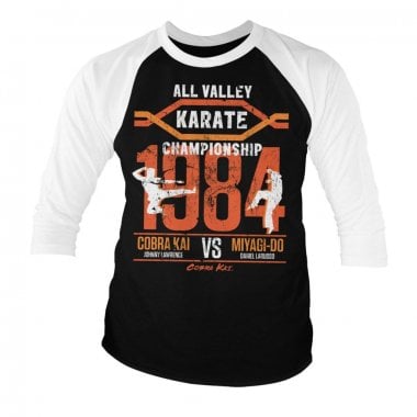 All Valley Karate Championship Baseball 3/4 Sleeve Tee 1