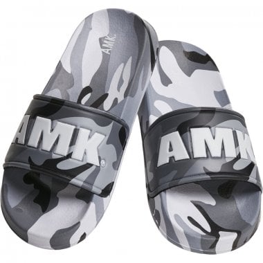 AMK sandals gray camo 1