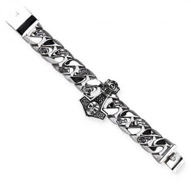 Bracelet chain with Thors hammer 0