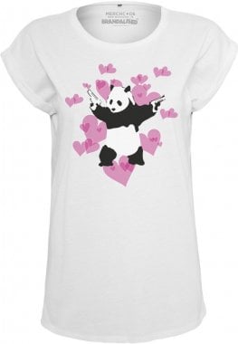 Banksy Panda Heart T-shirt 4