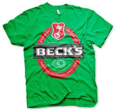 Beck's Label Logo T-Shirt 4