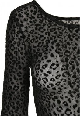 Body in leopard patterned lace 18