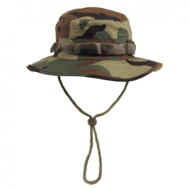 Booniehat with ripstop woodland