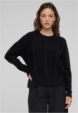 Ladies Cabel Knit Sweater 1