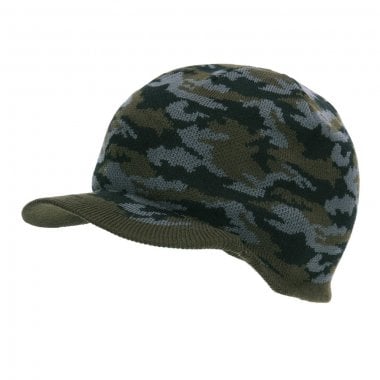 Camo hat with screen