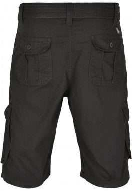 Cargo shorts with belt and ripstop 6