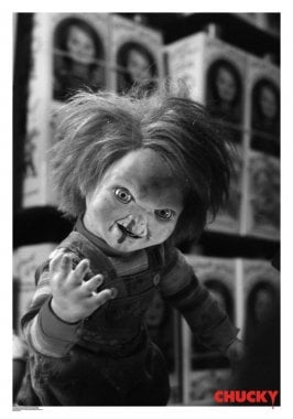 Chucky BW Photo Poster 61x91 cm 1