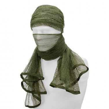 Commando net shawl scrim olive 2