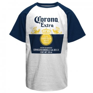 Corona Extra Label Baseball T-Shirt 1