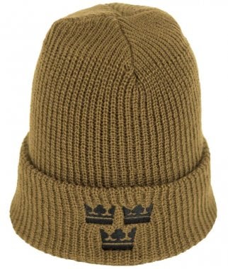 Coyote brown knitted hat - Three Crowns 1