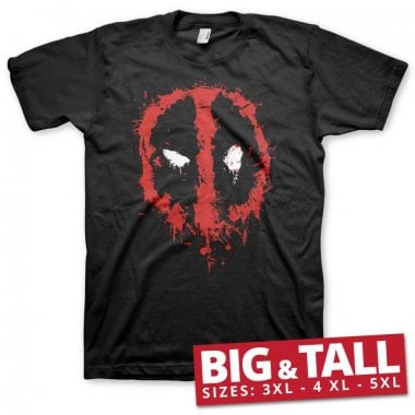 Deadpool splash icon big and tall T-shirt