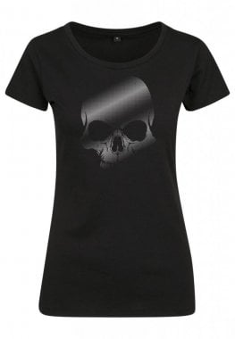 Dotted skull T-shirt ladies