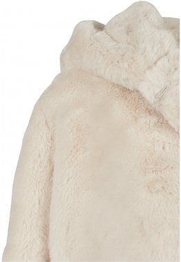 Fluffy teddy coat with hood 60