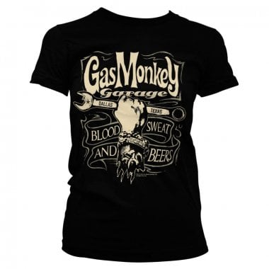 Gas Monkey Garage - Wrench Label tjej t-shirt