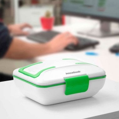 Green White Electric Lunch Box