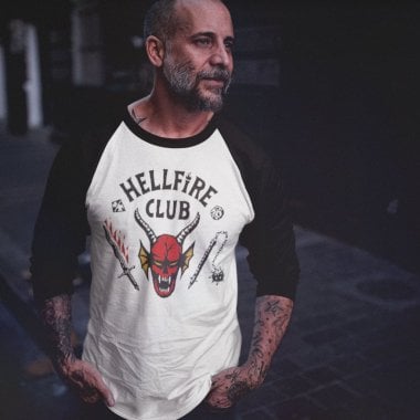 Hellfire Club Baseball Long Sleeve T-Shirt 1