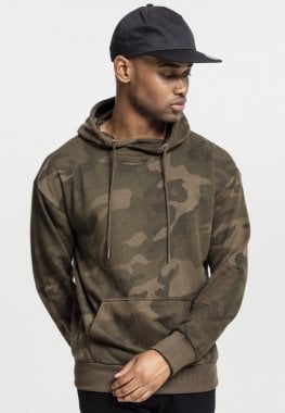 Camo hoodie with high neck 1