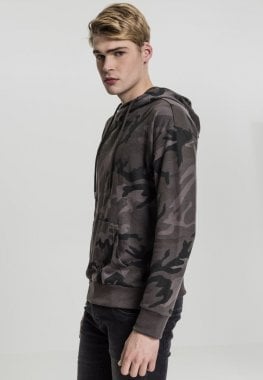 Camo hoodie with high neck 17