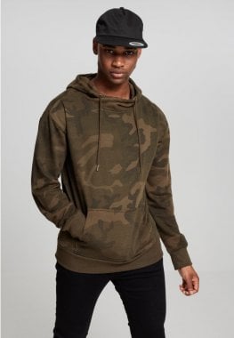 Camo hoodie with high neck 2