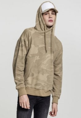 Camo hoodie with high neck 27
