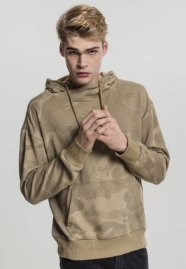Camo hoodie with high neck 29