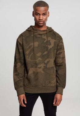 Camo hoodie with high neck 3
