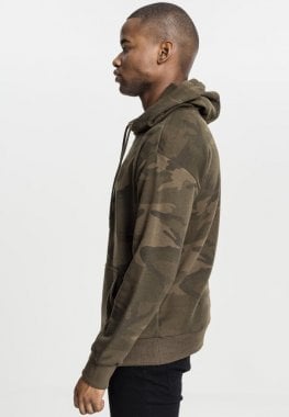Camo hoodie with high neck 4