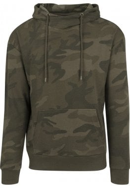 Camo hoodie with high neck 7